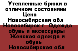 Утепленные брюки в отличном состояниии › Цена ­ 700 - Новосибирская обл., Новосибирск г. Одежда, обувь и аксессуары » Женская одежда и обувь   . Новосибирская обл.,Новосибирск г.